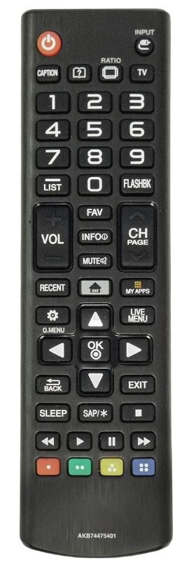 Eclipsera Náhradní dálkový ovladač AKB74475401 pro LG TV