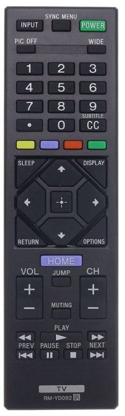 Eclipsera Náhradní dálkový ovladač RM-YD092 pro Sony TV