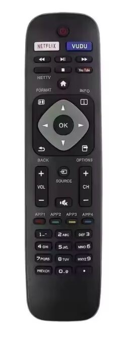 Eclipsera Náhradní dálkový ovladač NH500UP pro Philips TV