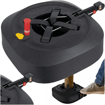 Stojan na vánoční stromek 32 x 10 cm, černý Ruhhy 24304