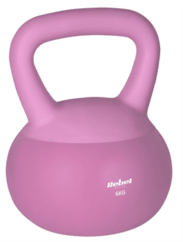Kettlebell Soft Vinylový 6 kg REBEL ACTIVE RBA-2333-06