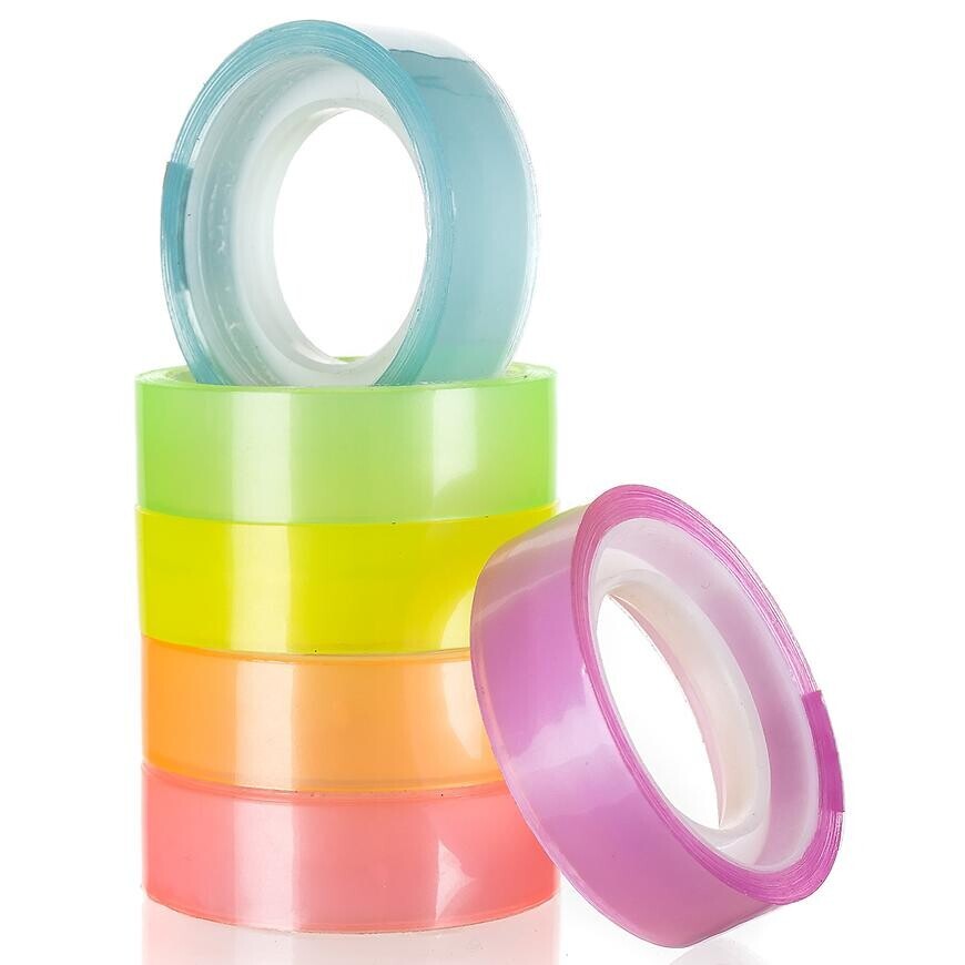 Lepící páska kolor 6 ks-neon 08575500