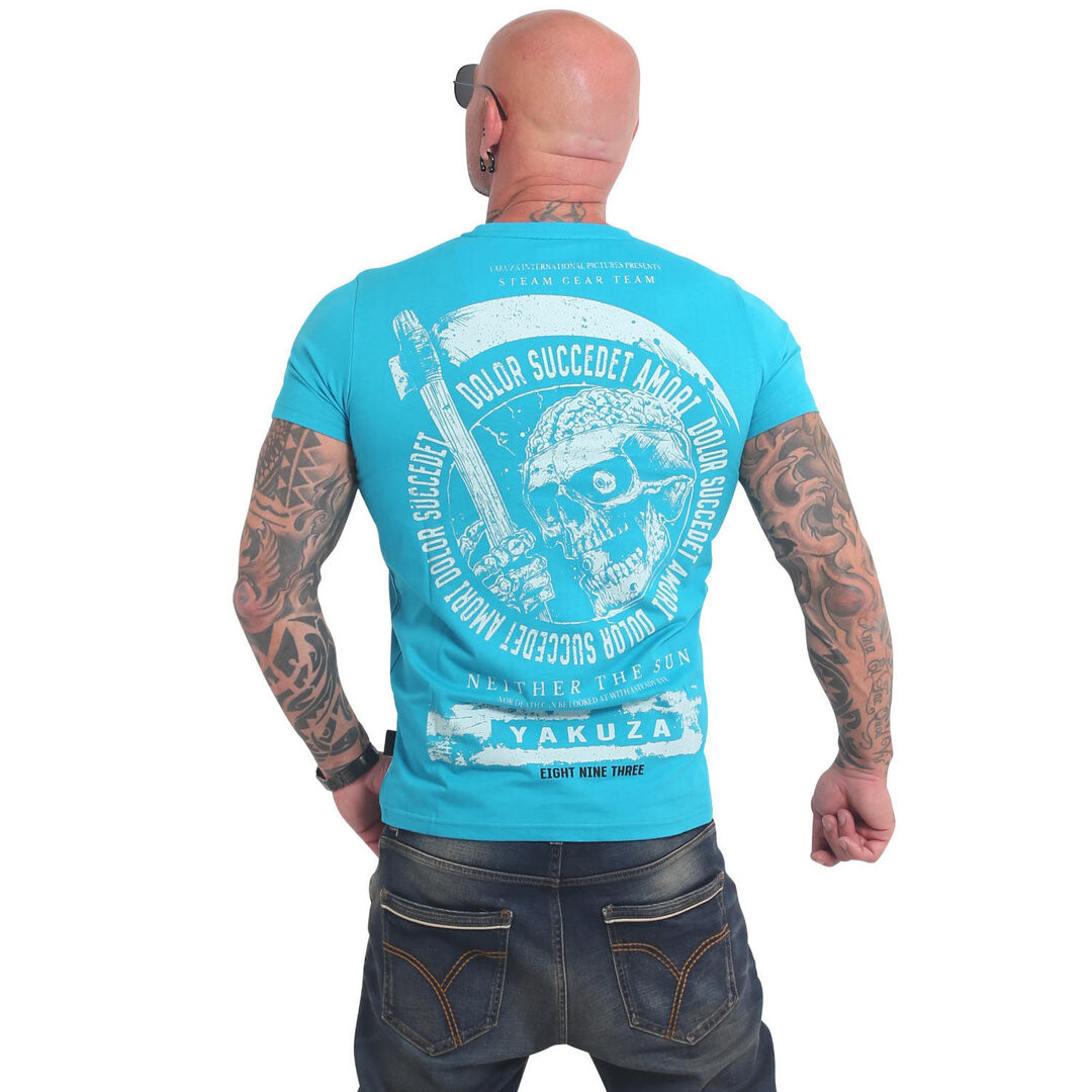 Triko pánské Yakuza Neither - modré-bílé, M