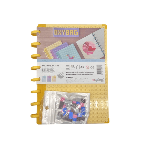 Oxybag Blok A5 Brick - žlutý - 3-40326
