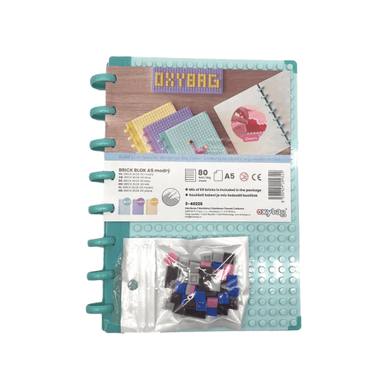 Oxybag Blok A5 Brick - modrý - 3-40226