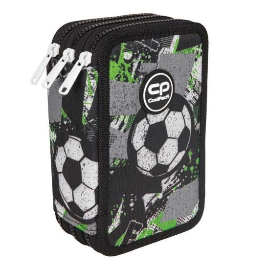 CoolPack Třípatrový vybavený penál JUMPER 3 - Let's Gol - F067674