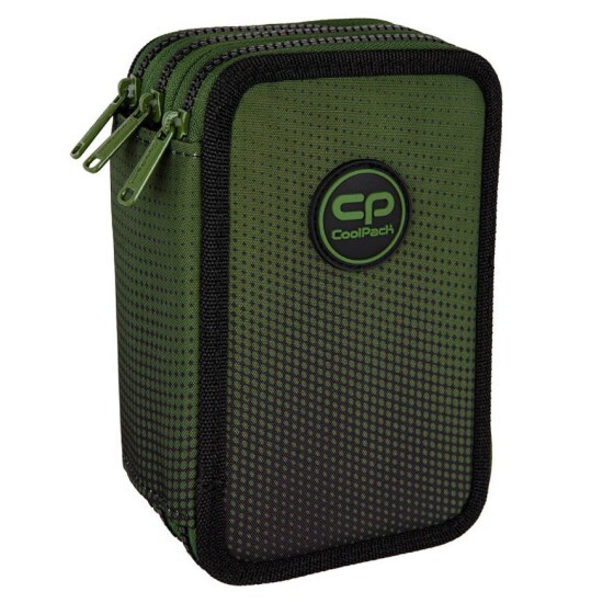 CoolPack Třípatrový vybavený penál JUMPER 3 - Gradient Grass - F067757