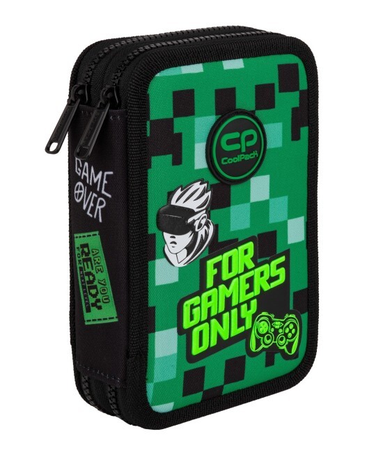CoolPack Dvoupatrový vybavený penál JUMPER 2 - Game Zone - F066826