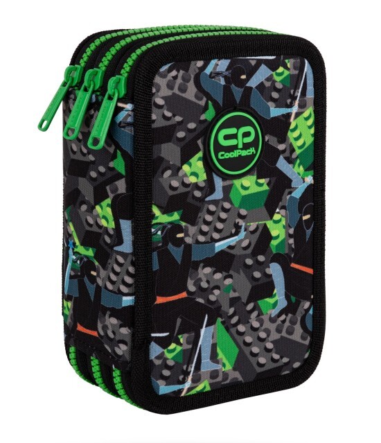 CoolPack Třípatrový vybavený penál JUMPER 3 - Kids From The Block - F067823