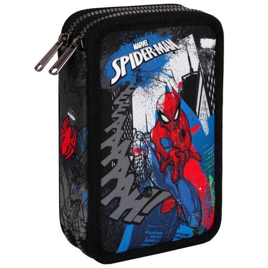 CoolPack Dvoupatrový vybavený penál JUMPER 2 - Spiderman - F066777