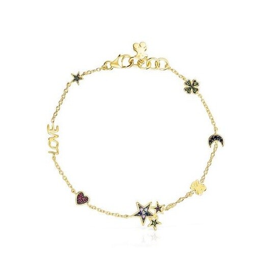 Tous Dámský pozlacený náramek se symboly Teddy Bear 1003417000