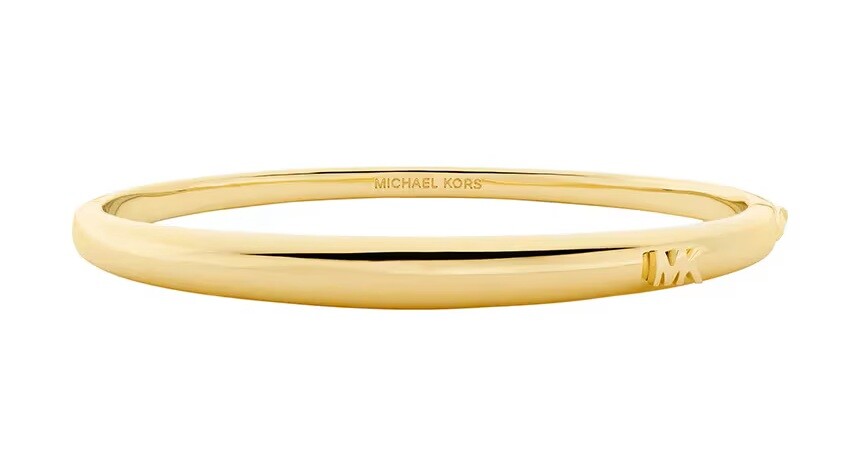 Michael Kors Pevný pozlacený náramek pro ženy Premium MKJ8540710