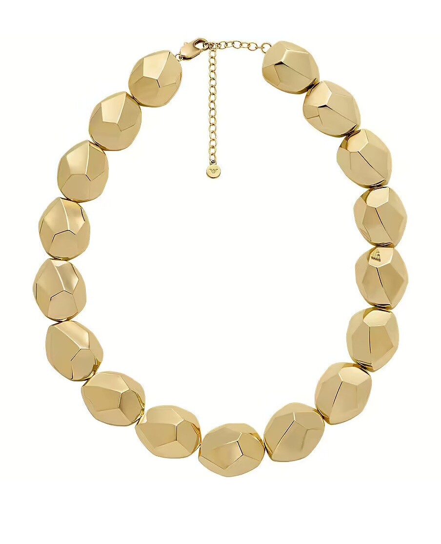 Emporio Armani Jedinečný pozlacený náhrdelník pro ženy EGS3194710