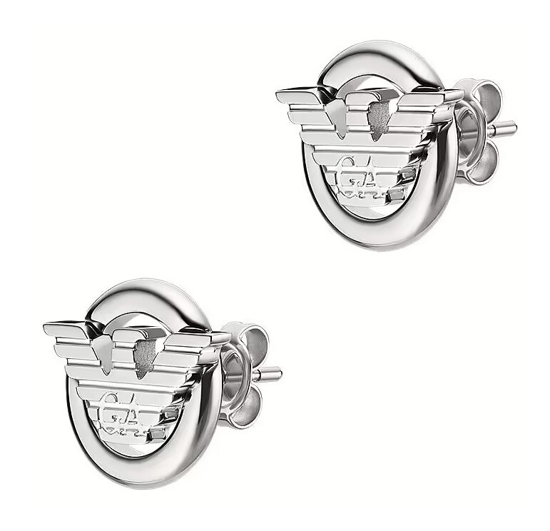 Emporio Armani Moderní ocelové náušnice pecky EGS3238040