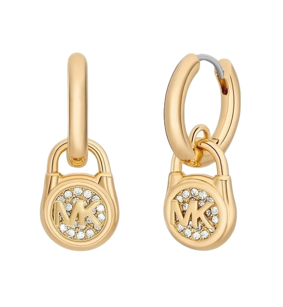 Michael Kors Stylové pozlacené kruhy Hamilton MKJ8206710