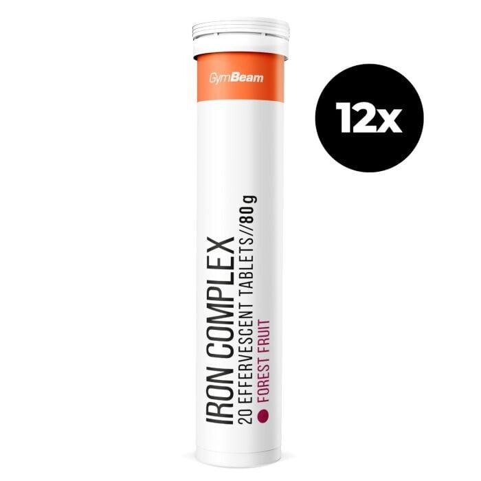 GymBeam Effervescent Iron Complex 12 x 20 tab