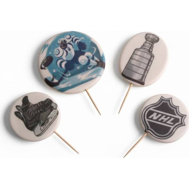 Cukrová dekorace hokejová sada - I LOVE CAKES
