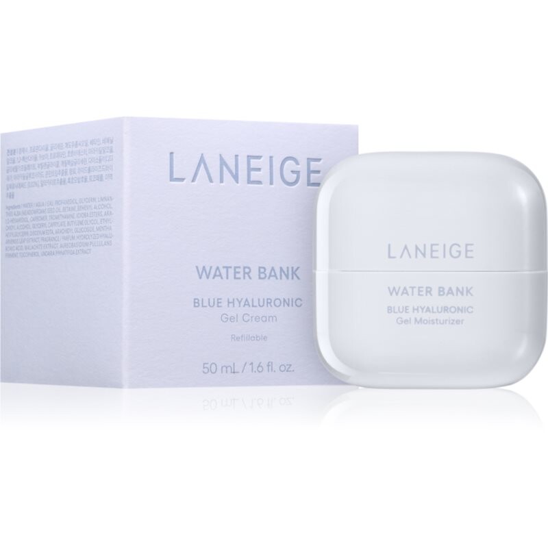 LANEIGE Water Bank Blue Hyaluronic Gel Cream Refillable hydratační gel krém pro mastnou a smíšenou pleť plnitelný 50 ml