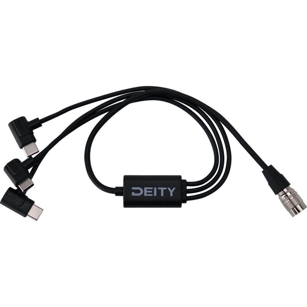 Deity SPD-HR3U 4-Pin Hirose to Triple USB-C