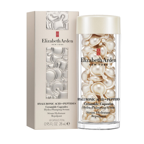 Elizabeth Arden Pleťové sérum v ceramidových kapslích Hyaluronic Acid + Peptides Ceramide Capsules (Hydra-Plumping Serum) 60 ks