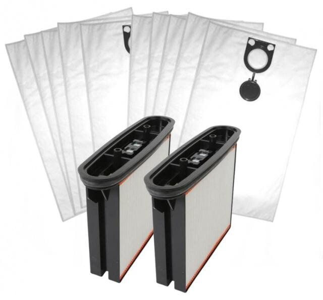 BO13T10HF Filtry a sáčky (35 až 50L) pro BOSCH GAS 50 a další, 2+10ks sada