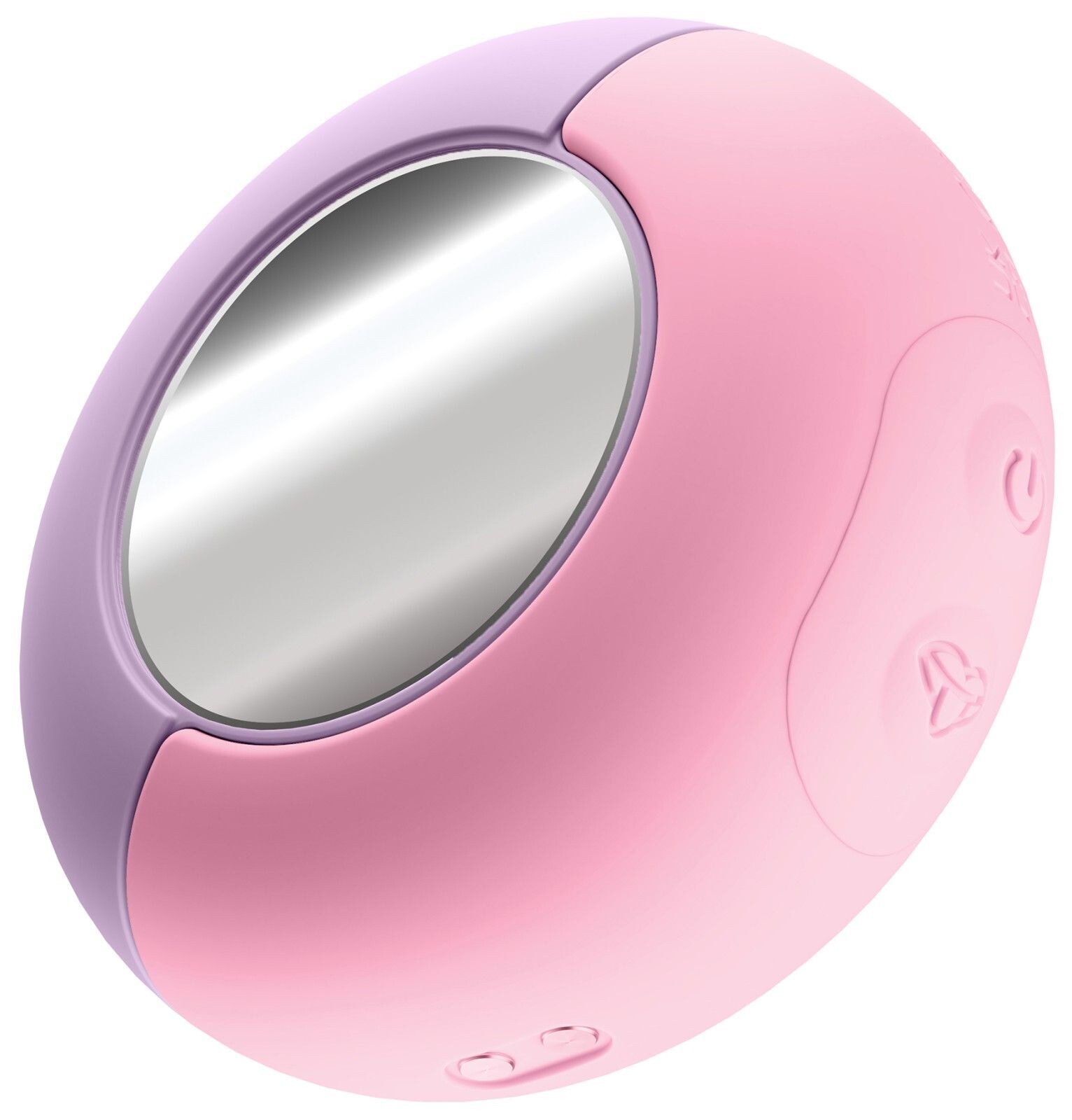 Blush Oboustranný stimulátor klitorisu Pout & Play - Blush