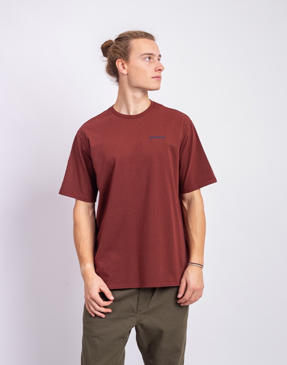Patagonia M's Fitz Roy Icon Responsibili-Tee Dried Vanilla L
