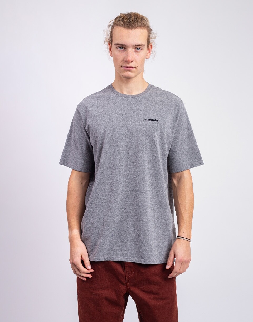 Patagonia M's Fitz Roy Icon Responsibili-Tee Gravel Heather S