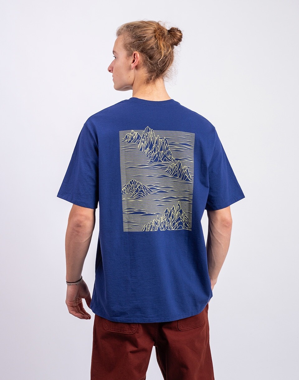 Patagonia M's Strataspire Responsibili-Tee Clement Blue M