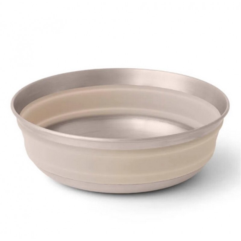SeaToSummit Detour Stainless Steel Collapsible Bowl  Moonstruck Grey