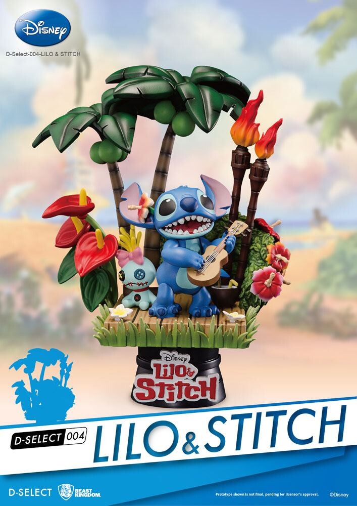 Beast Kingdom Toys | Lilo & Stitch - Disney D-Stage PVC Diorama Stitch 14 cm