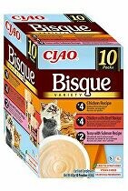 Churu Cat BOX Bisque Chick.&Chick.Beef&Tun.Salm.10x40g