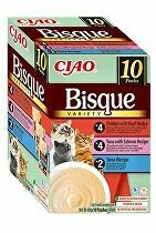 Churu Cat BOX Bisque Chick.Beef&Tun.Salmon&Tuna 10x40g