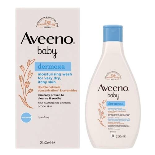 Aveeno baby Dermexa hydratační mycí gel 250ml