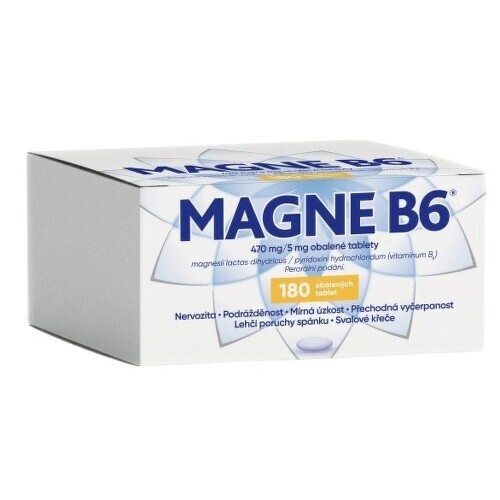 MAGNE B6 470MG/5MG obalené tablety 180