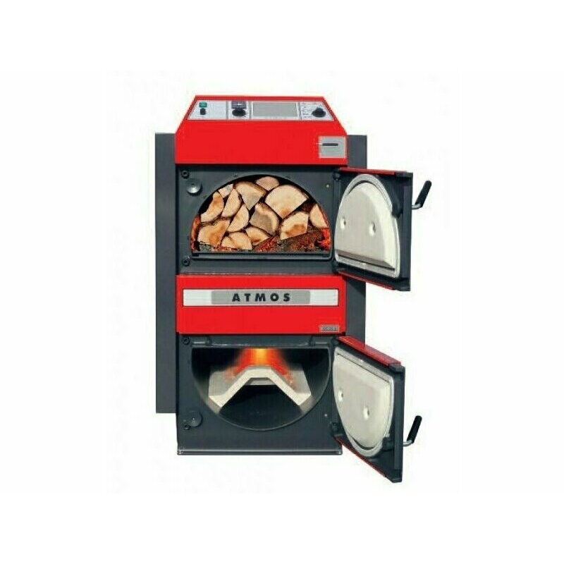Kotel s ručním přikládáním Atmos DC 30 SX na dřevo