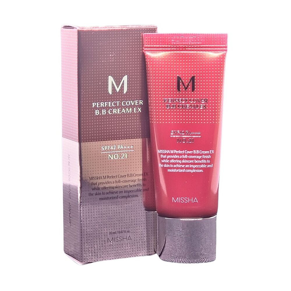 MISSHA M Perfect cover BB krém EX SPF42/PA+++ odstín č.21 20 ml