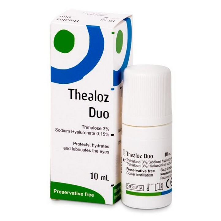 THEALOZ Duo oční kapky 10 ml, poškozený obal