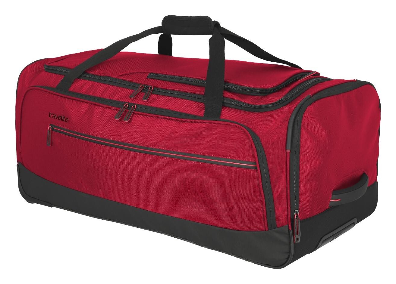 Cestovní taška na kolečkách Travelite Crosslite 5.0 Wheeled Duffle L Red