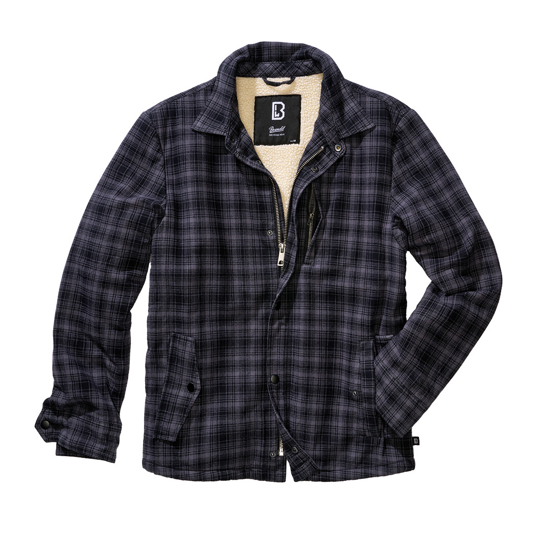 Bunda Brandit Classic Sherpa - šedá-černá, 5XL