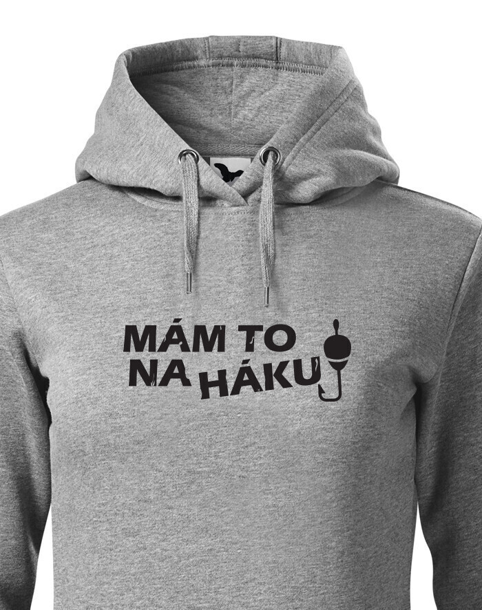 Originální dámská mikina nejen pro rybářky - Mám to na háku