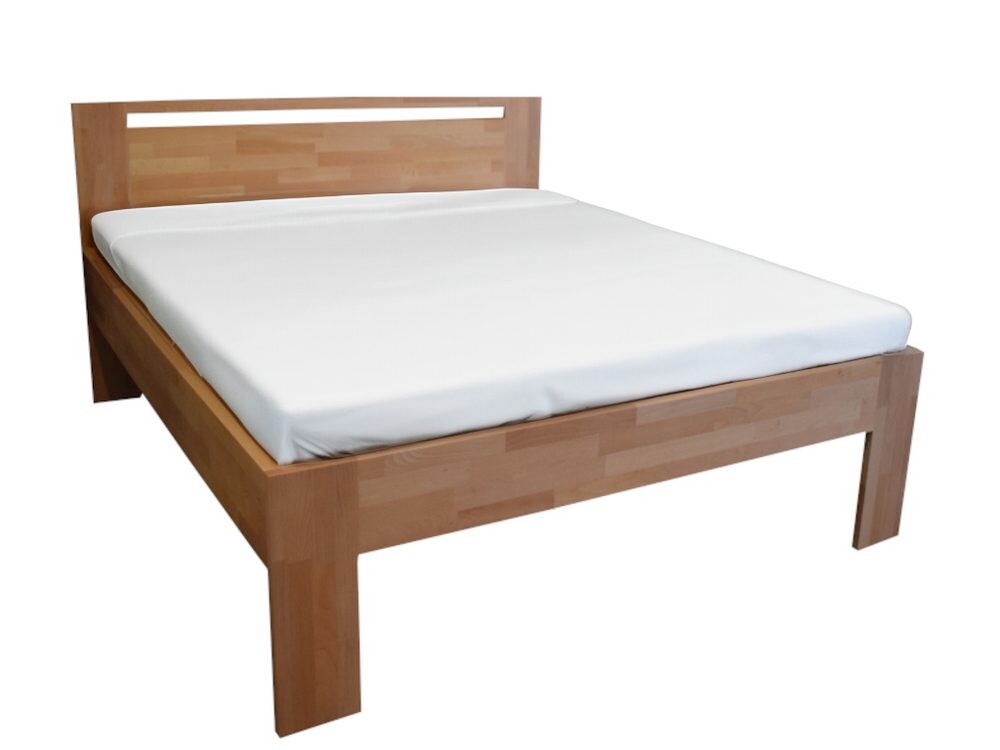 Oak's Buková postel Duos 2,5 cm masiv cink - výstavní kus - 180x200 cm