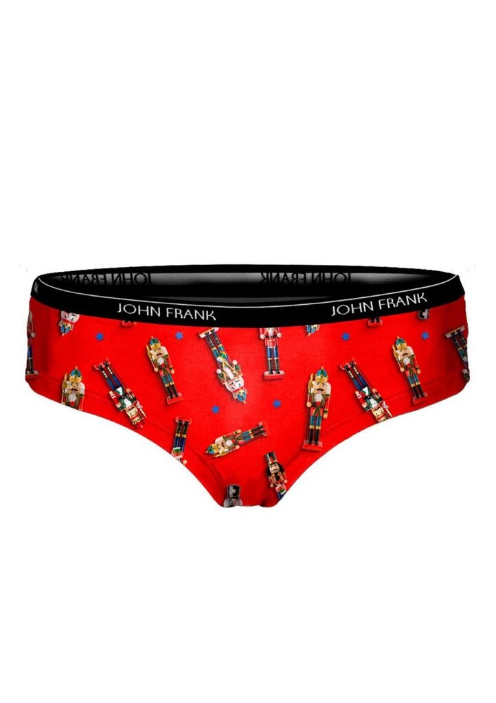Dámské kalhotky John Frank WJFD-H60-CH-NUTCRACKER RED