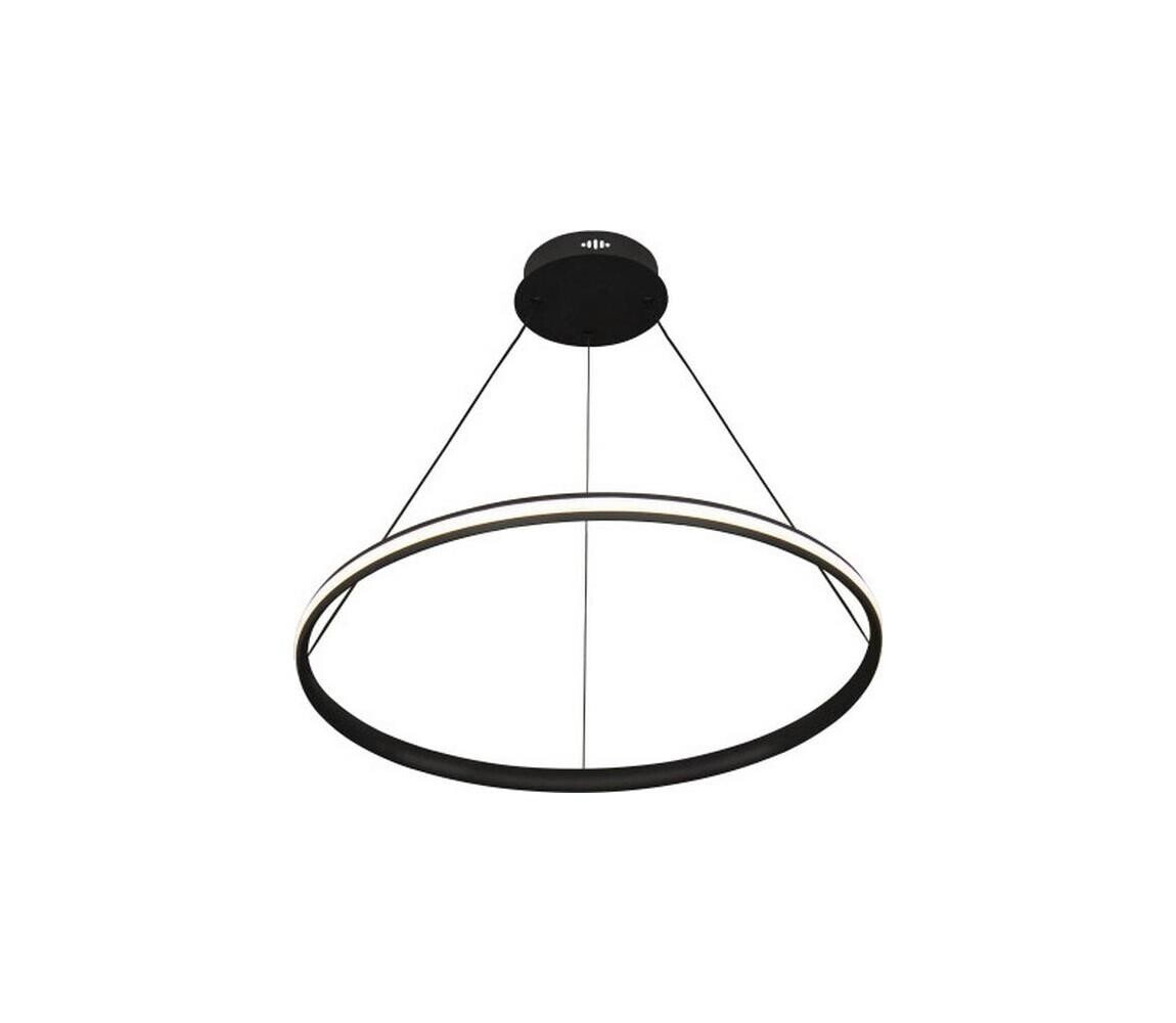 LED Stmívatelný lustr na lanku LED/55W/230V 3000-6500K pr. 60 cm + DO TA2305/B