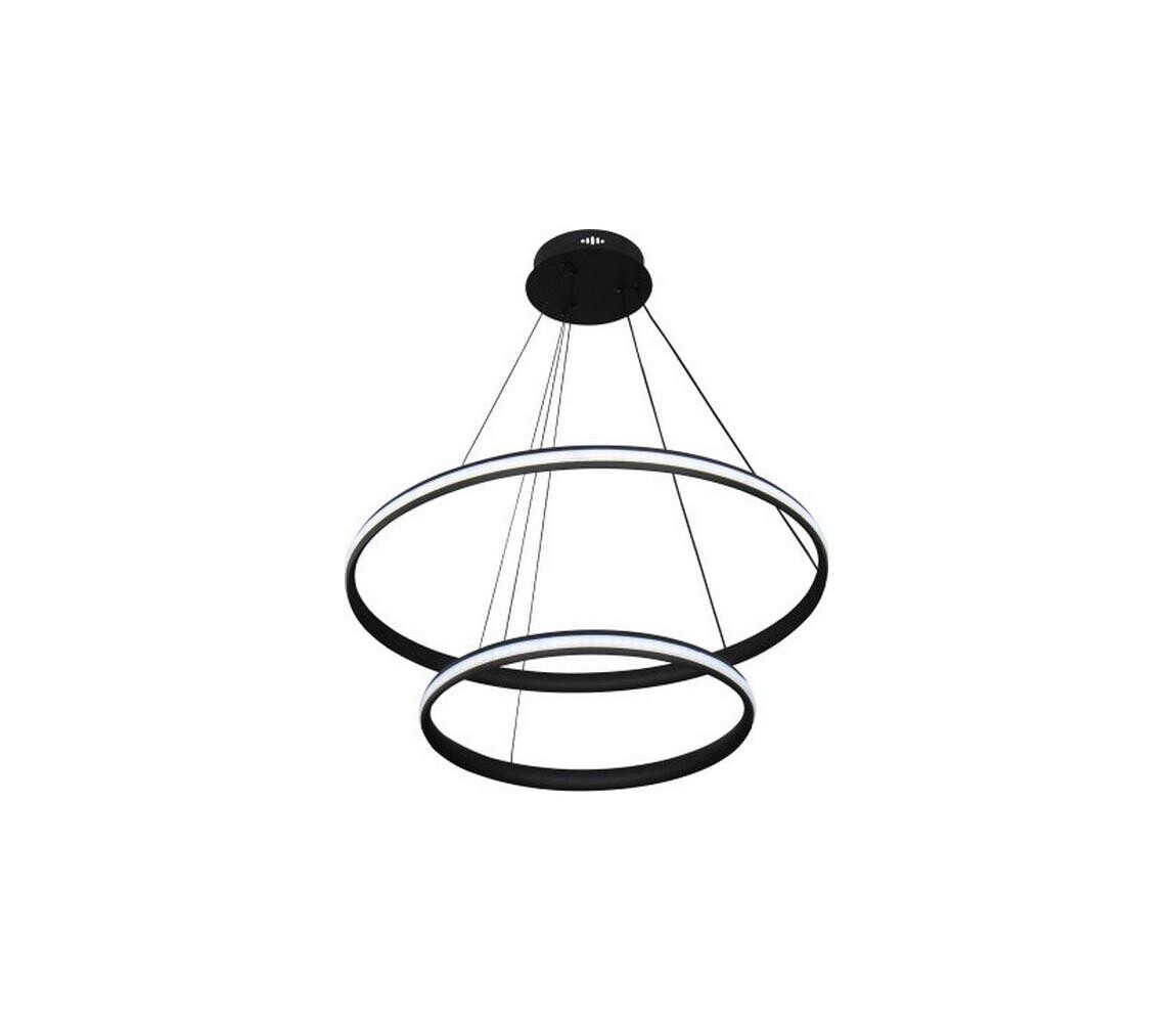 LED Stmívatelný lustr na lanku LED/90W/230V 3000-6500K pr. 60 cm + DO TA2306/B