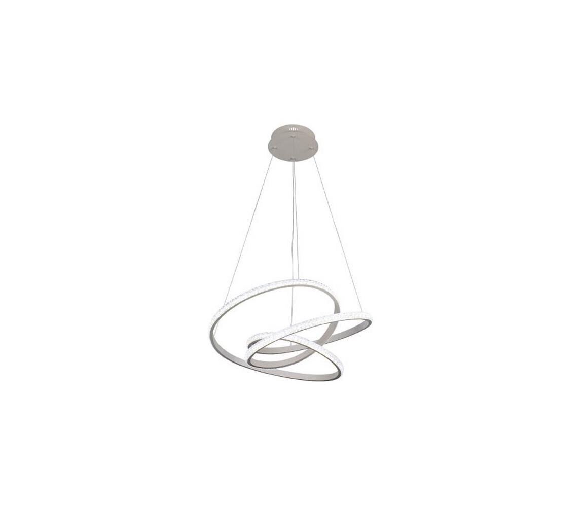 LED Stmívatelný lustr na lanku LED/90W/230V 3000-6500K pr. 47 cm + DO TA2307/W