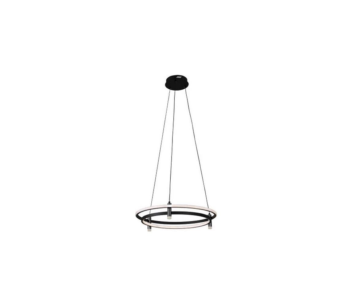 LED Stmívatelný lustr na lanku LED/100W/230V 3000-6500K pr. 60 cm + DO TA2312/B