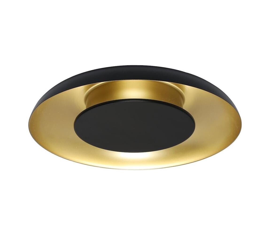 LED Stropní svítidlo PIATTINO LED/30W/230V 3000/4000/6000K pr. 40 cm černá/zlatá ML1812