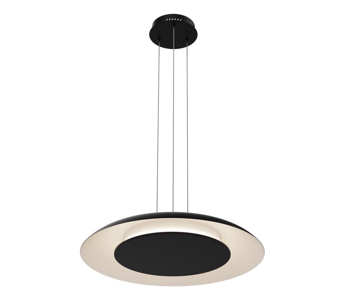 LED Lustr na lanku PIATTINO LED/30W/230V 2700/3200/4000K pr. 40 cm černá ML1814