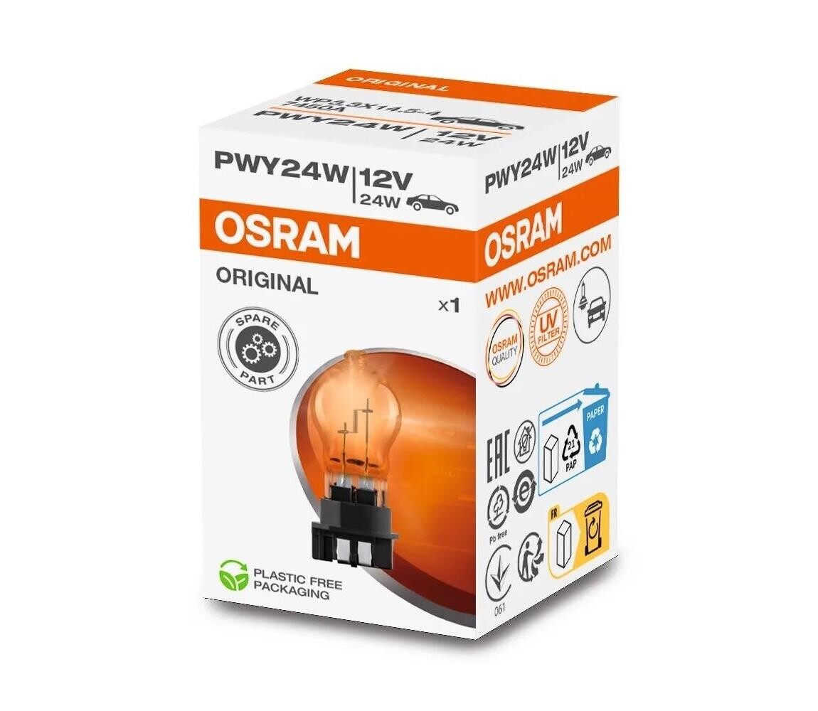 Autožárovka ORIGINAL WP3.3X14.5-4 PSX PWY24W/24W/12V - Osram 7450A